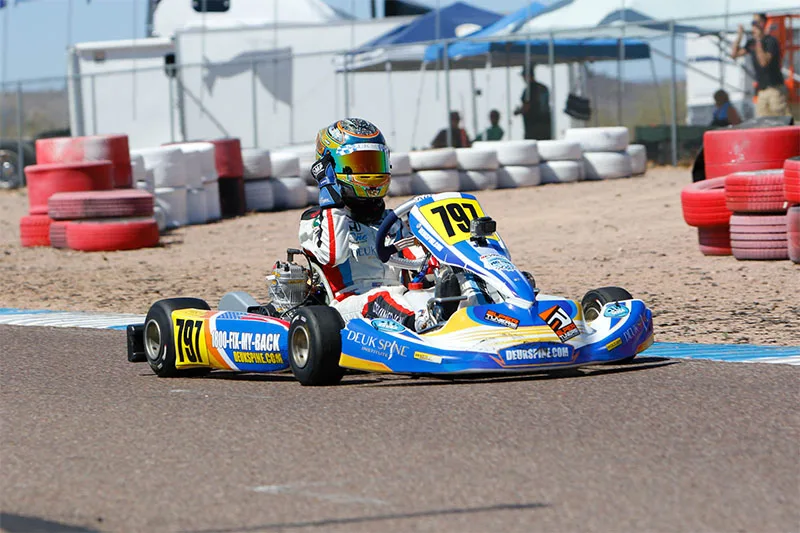 DOUBLE VICTORY FOR ARIAS DEUKMEDJIAN AT THE SUPERKARTS! USA SPRINGNATIONALS
