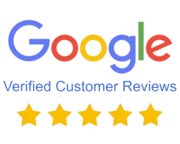 Google verified customer reviews, five star rating for Bellows