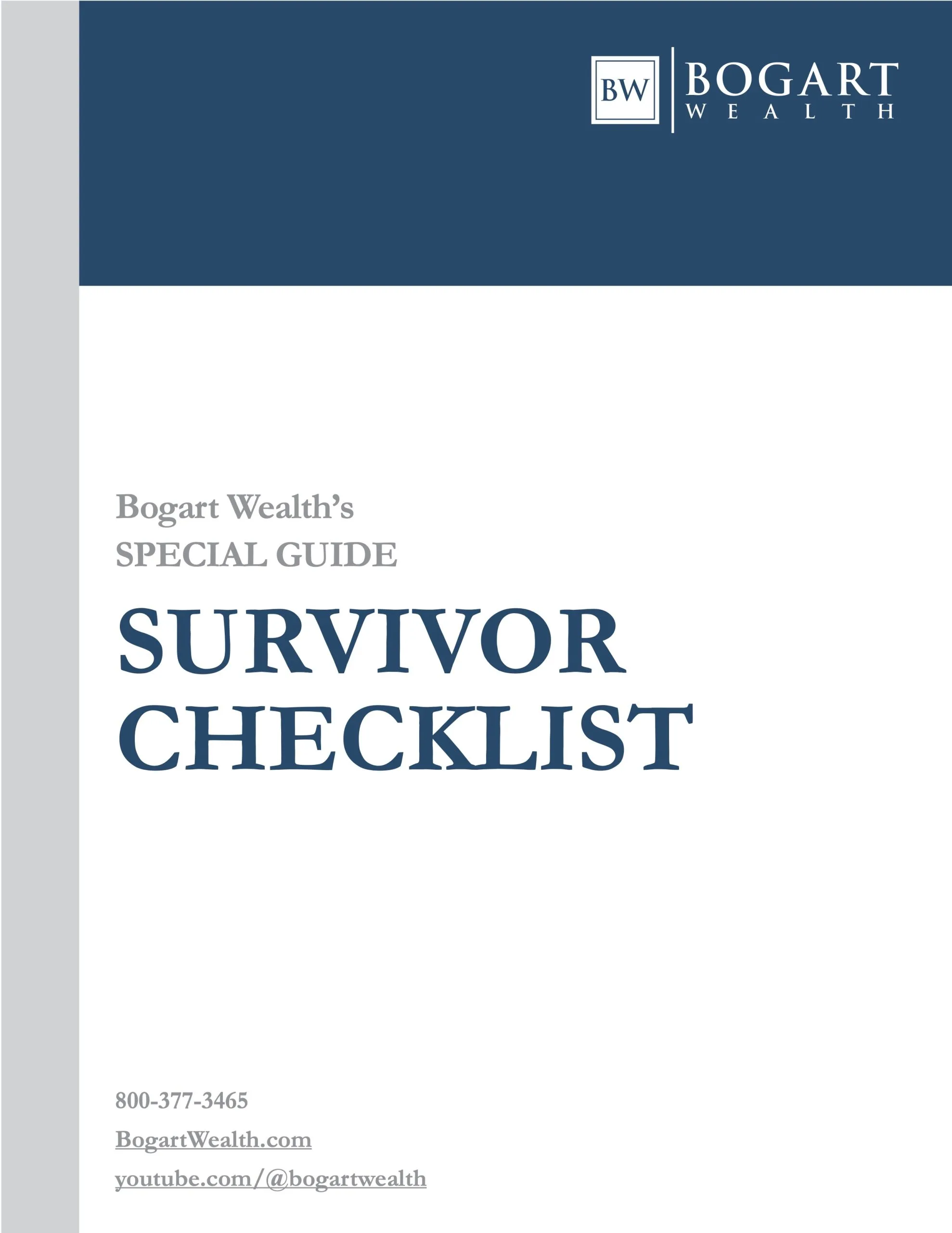 SurvivorChecklist BogartWealth Thumbnail scaled | Bogart Wealth