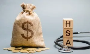 Bag of money represent good HSA investing