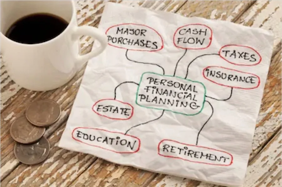 Retirement plan written on piece of paper