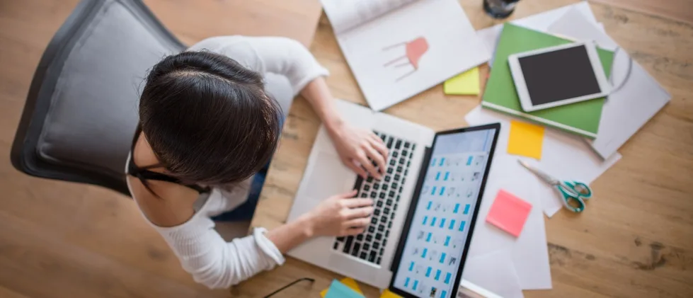 person researching how to close the insurance coverage gap