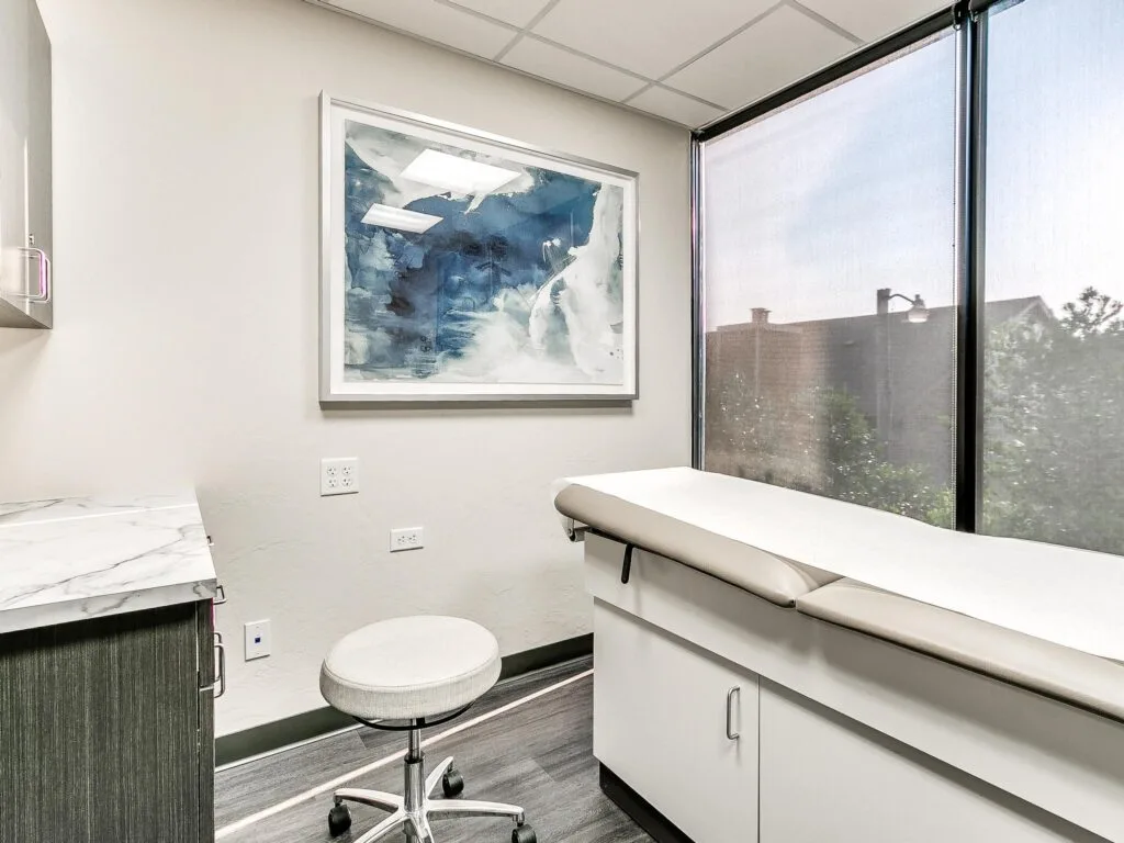 Examination room at Craft Body Scan in Tulsa, Oklahoma