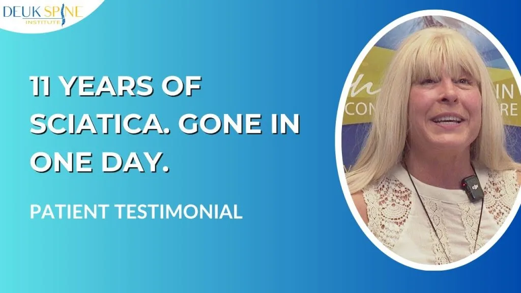 11 Years of Back Pain Ends With Deuk Laser Disc Repair®