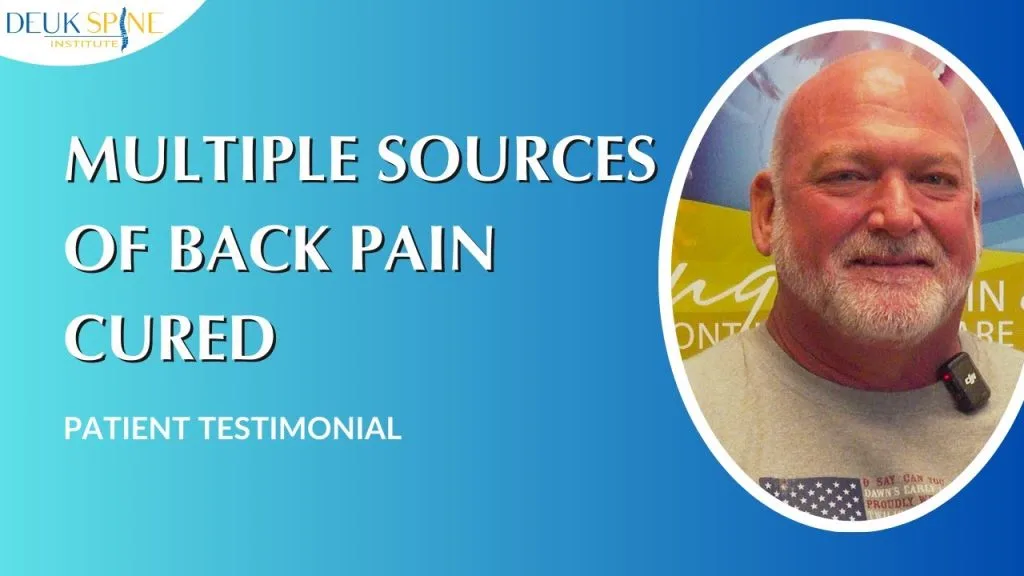 Three Sources of Back Pain Fixed in One Visit at Deuk Spine