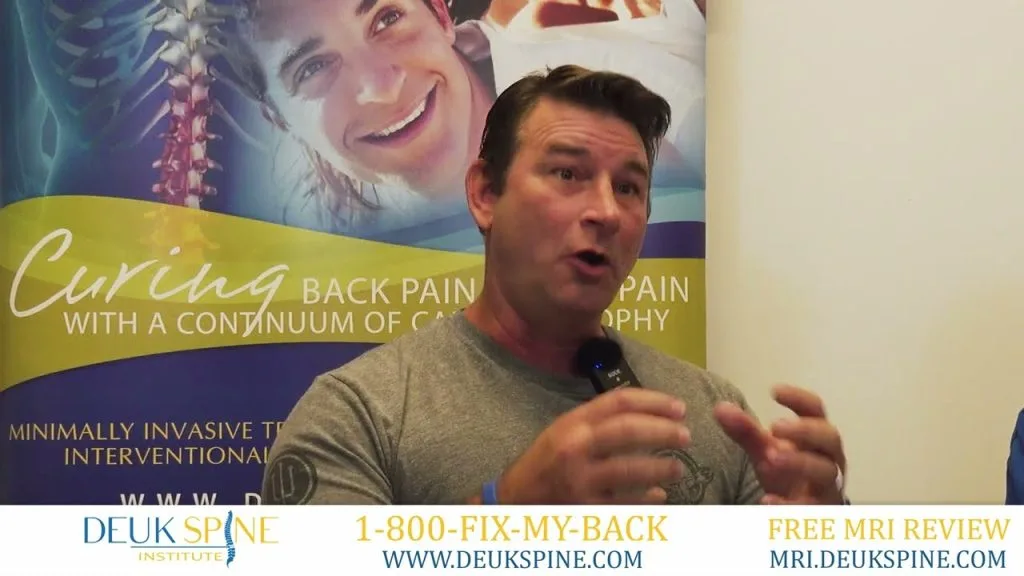 35 Years of Thoracic Pain Gone With Deuk Laser Disc Repair®