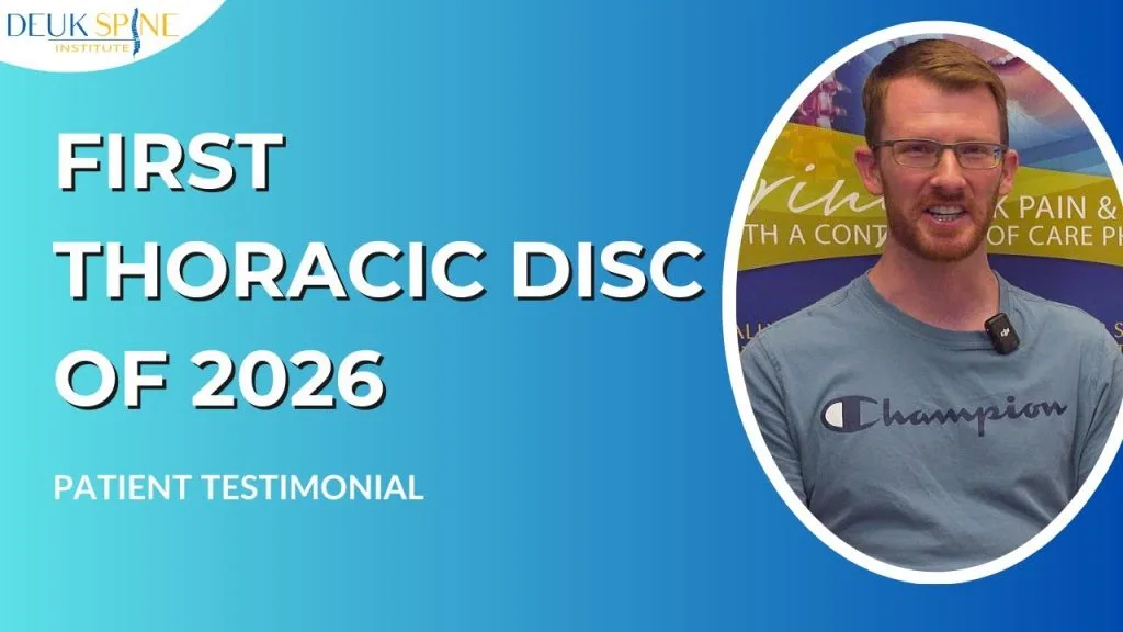 NJ Patient Sleeps Pain-Free After 3-Level Thoracic Disc Repair
