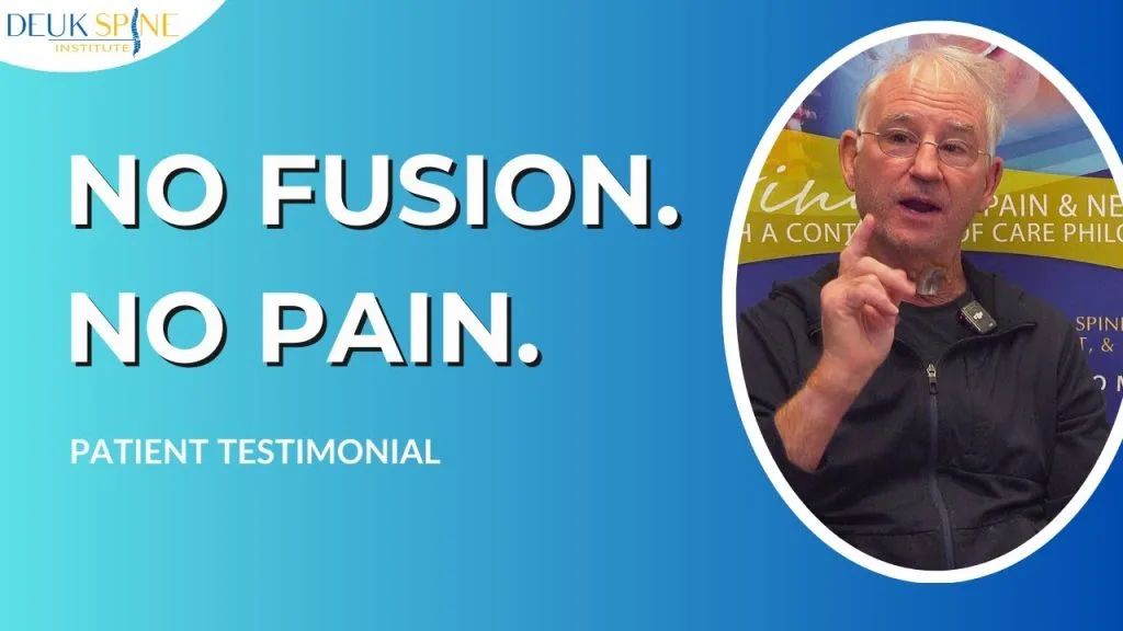 WA Patient Avoids ACDF & Laminectomy. Neck & SI Fixed At Deuk Spine Institute