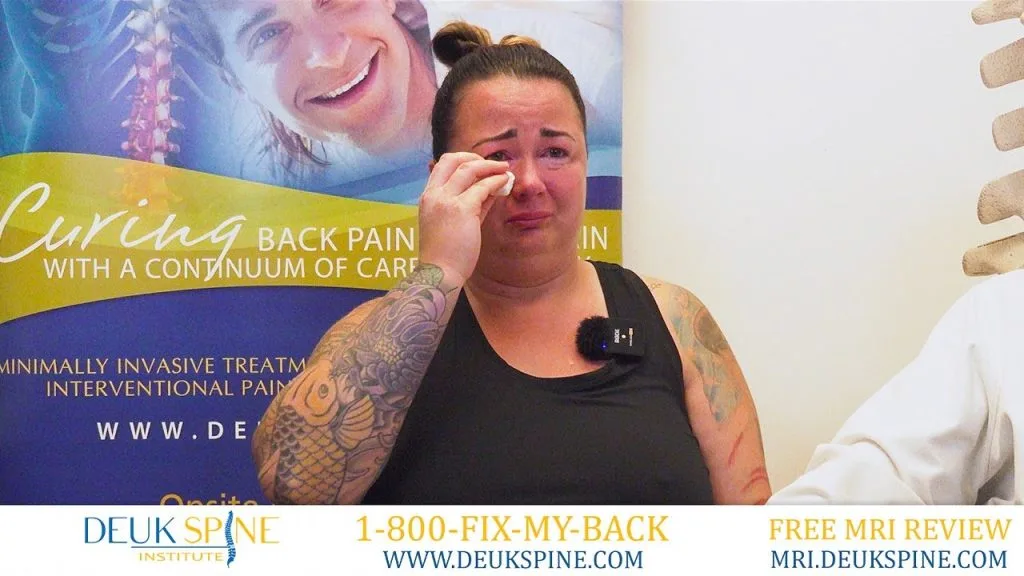 California Athlete Cries Tears of Joy After Deuk Laser Disc Repair®