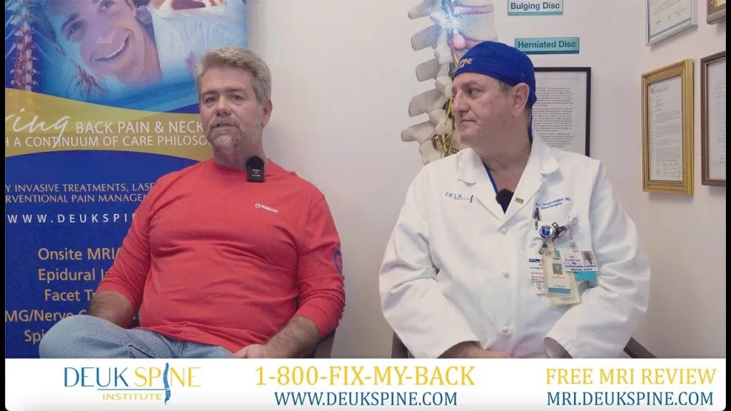 Atlanta Dad: 100% Pain-Free After Thoracic & Lumbar Deuk Laser Disc Repair®