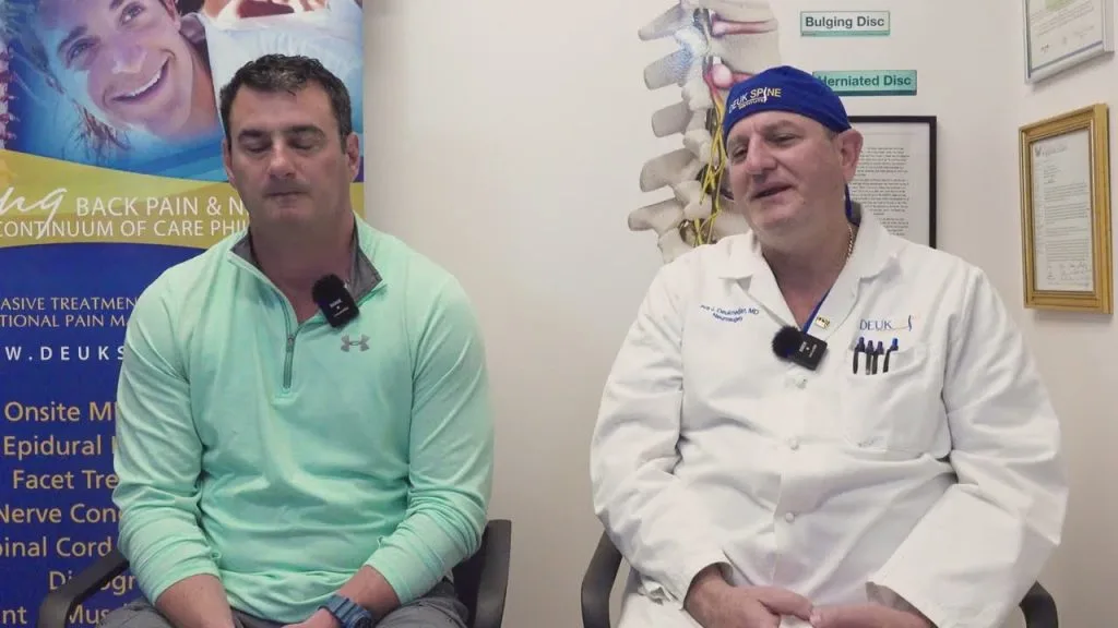 College Wrestler: 20 Years of Back Pain Gone. 15 Hours Post-Surgery