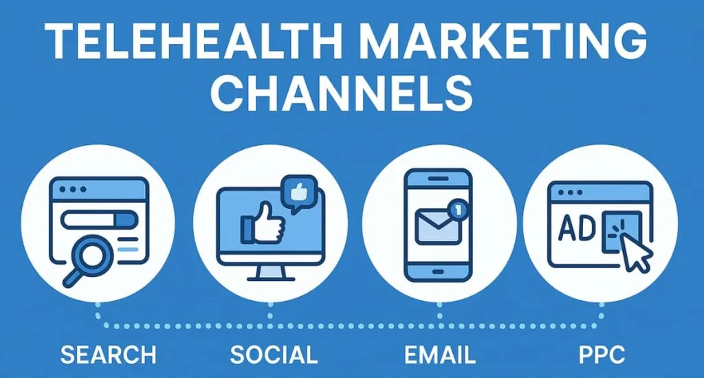 Telehealth marketing channels strategies