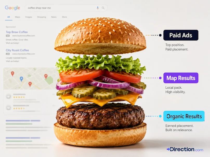 The layers of search result pages.