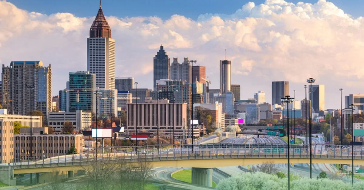 Atlanta skyline in Georgia