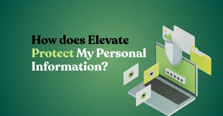 How does Elevate Protect My personal Information
