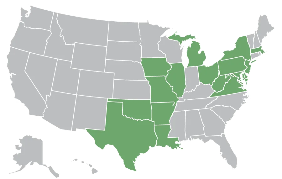 US Elevate Map texas2