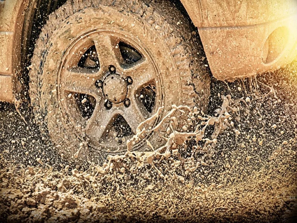 Truck Stuck in Mud - Geyers Towing