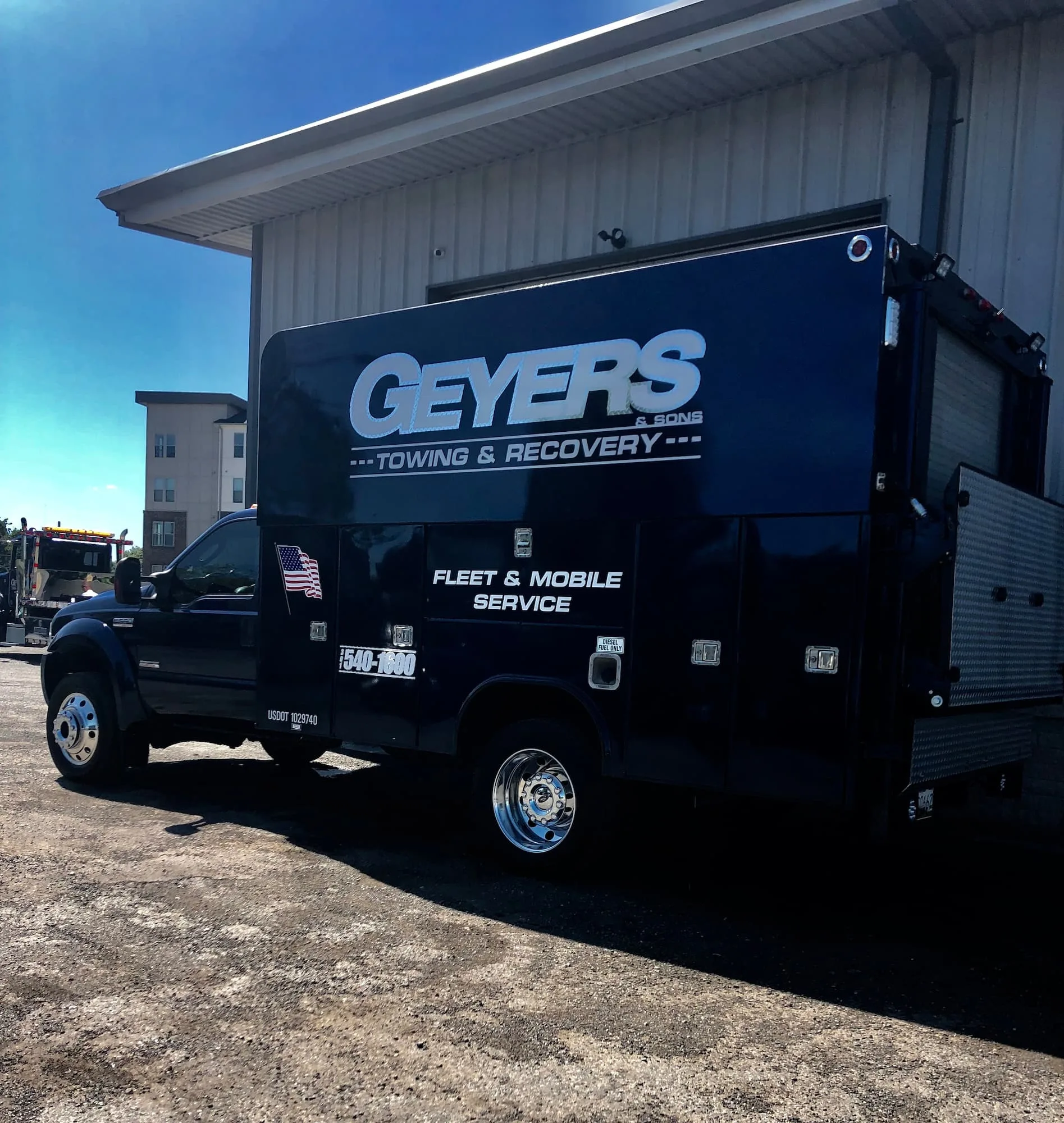 Geyers towing and recovery fleet