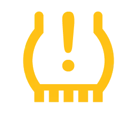 warning symbol for tire pressure monitoring system 2007