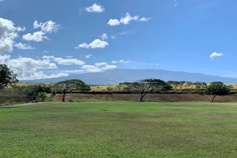 Haleakala Views from the county park at the top of the subdivision. 