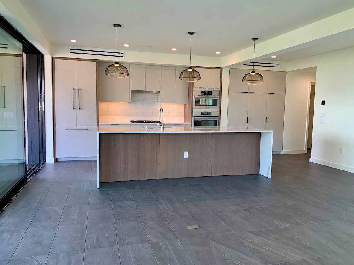 La'i Loa Wailea Hills 1 The kitchen area of a 2 bedroom unit in La'i Loa at Wailea Hills