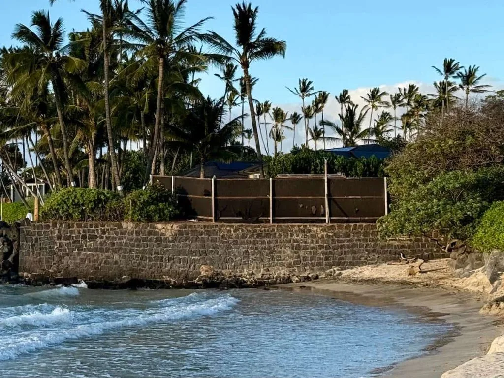 The Ultimate Guide to Purchasing a Maui Oceanfront Home 6 An old seawall protects the flank of a Maui oceanfront home