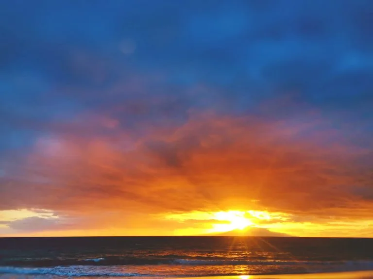 Sunset view from Wailea on Maui’s South Shore