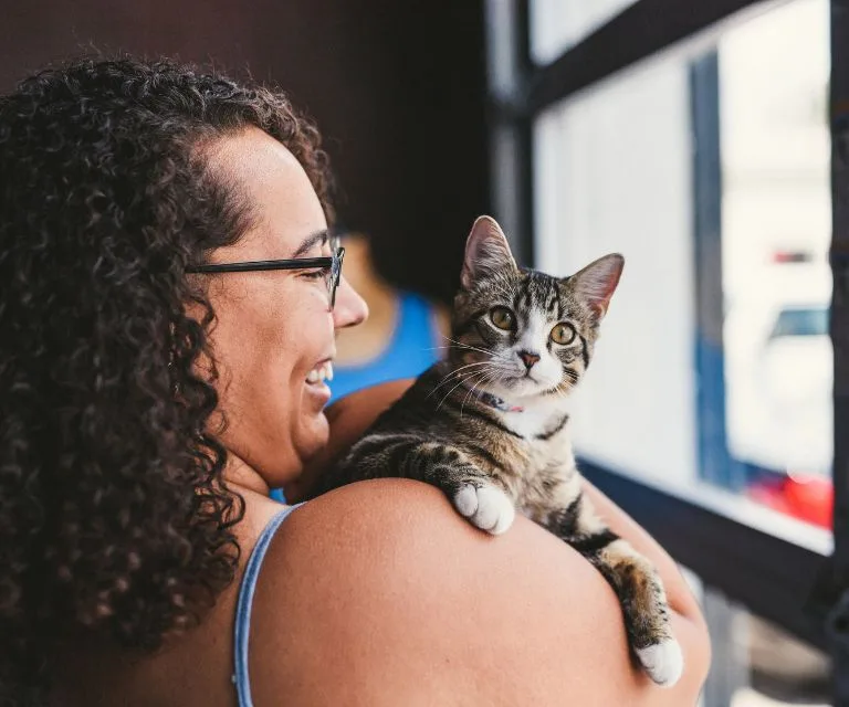 Cats & Anxiety blog - cuddling