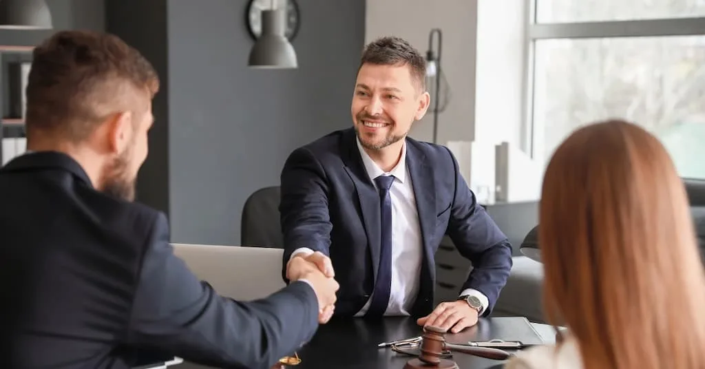 A family working with a lawyer in Ontario.