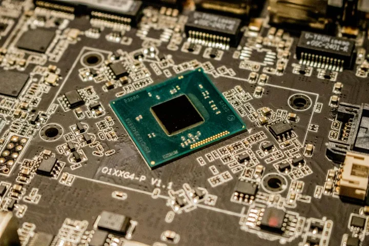 Circuitboard close up