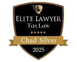 Chad Silver is rated 5/5 as an Elite Tax Lawyer.