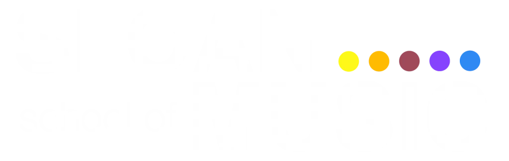 Sloan School of Music White Transparent Logo