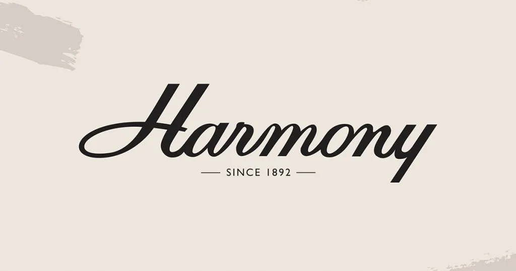 harmony since 1892 logo