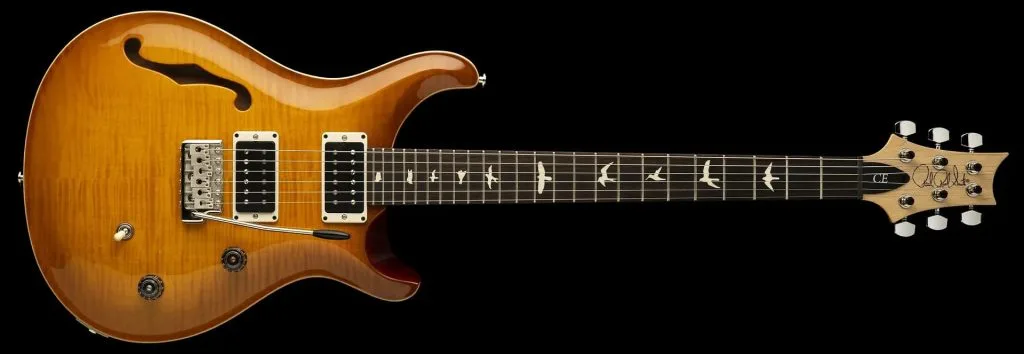 Exploring the PRS CE 24 Semi Hollow Guitar 2 ce 23 hollow body sunburst guitar