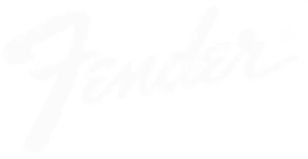 fender logo white