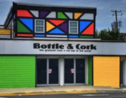 Bottle and cork bar in dewey beach