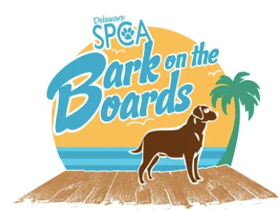 Delaware SPCA bark on the boards rehoboth beach logo